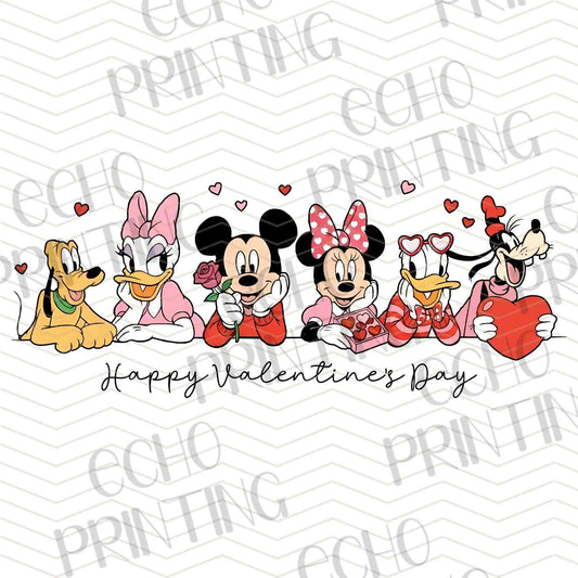 VLTC 248 - CARTOON ANIMAL VALENTINE BORDER