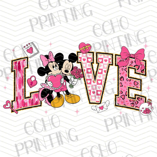 VLTC 251 - LOVE TYPOGRAPHY CARTOON DESIGN