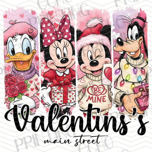 VLTC 253 - CARTOON FRIENDS VALENTINES DAY ART