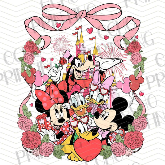 VLTC 254 - CARTOON MOUSE VALENTINE BOUQUET