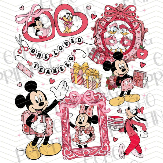 VLTC 257 - CARTOON MOUSE VALENTINE MIX