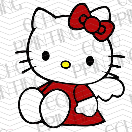 VLTC 25 - CUTE CAT CHARACTER RED OUTFIT