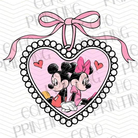 VLTC 264 – HEART FRAME MOUSE COUPLE ART