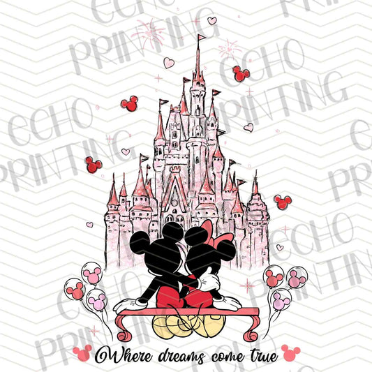 VLTC 269 – ROMANTIC CASTLE MOUSE SILHOUETTE