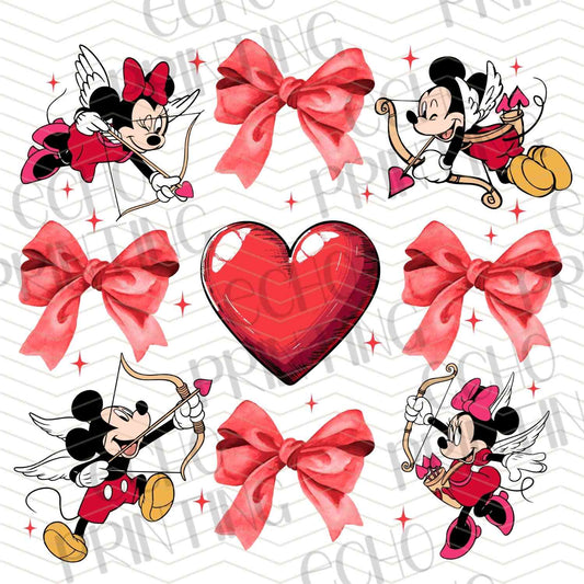 VLTC 270 – RED BOW HEART VALENTINE DESIGN