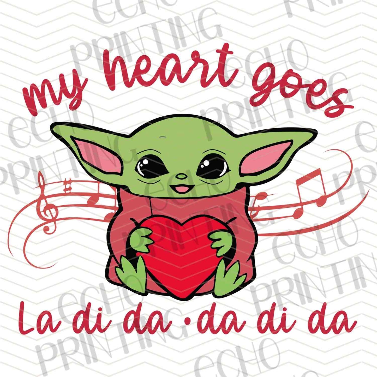 VLTC 282 – GREEN ALIEN HEART LOVE QUOTE