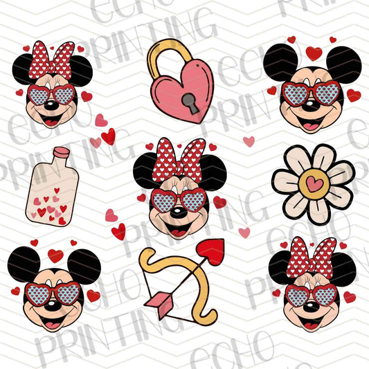 VLTC 296 – CUTE MOUSE VALENTINE ICONS