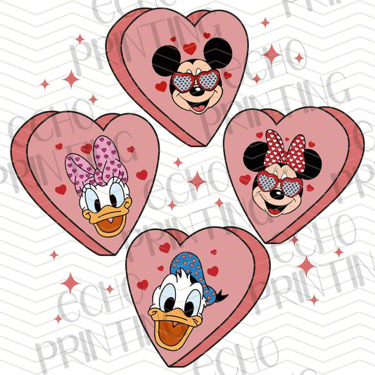 VLTC 297 – CARTOON HEART CHARACTERS VALENTINE ART