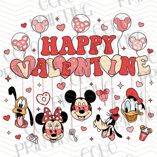 VLTC 303 – HAPPY VALENTINE CARTOON CHARACTERS