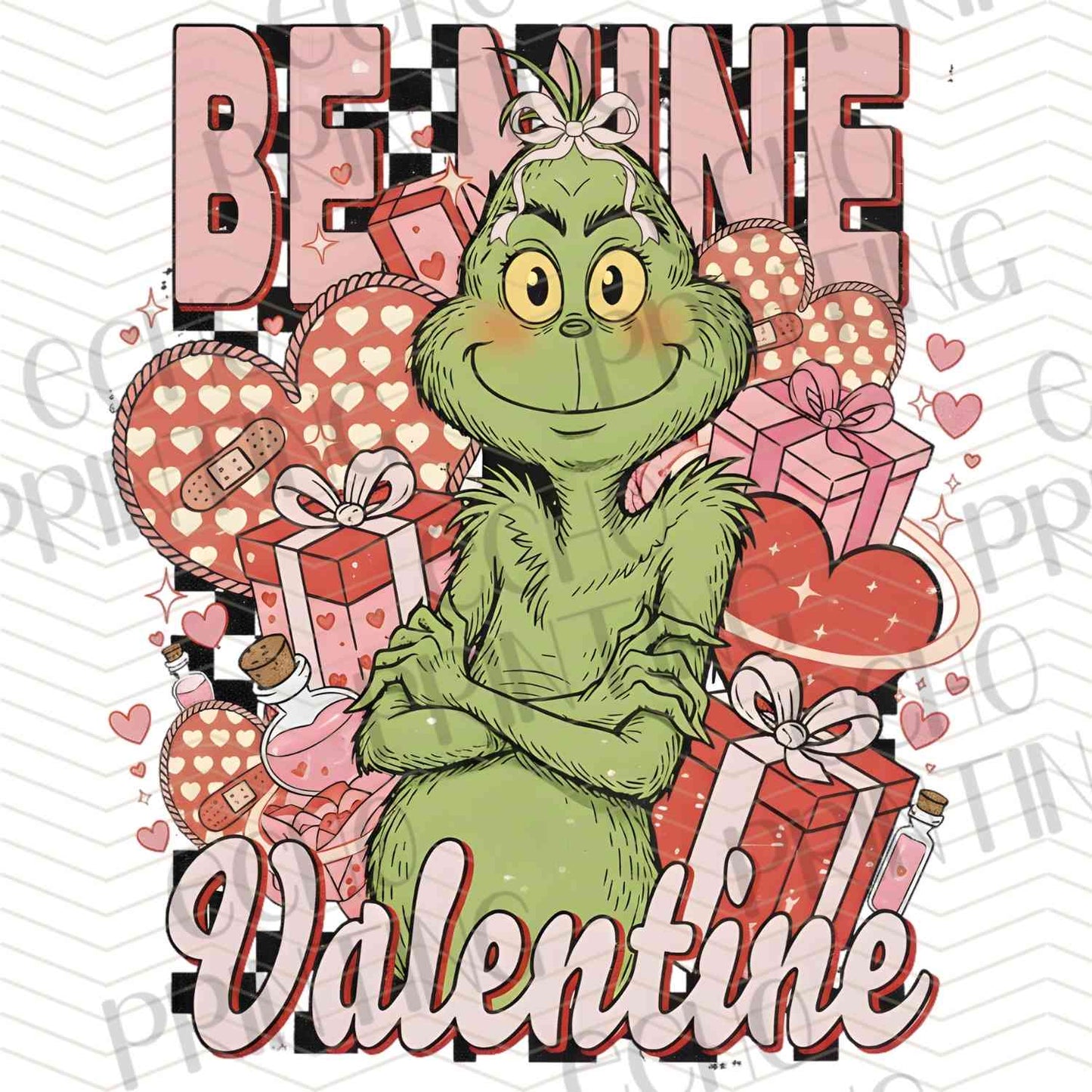 VLTC 305 - BE MINE FROG VALENTINE ART