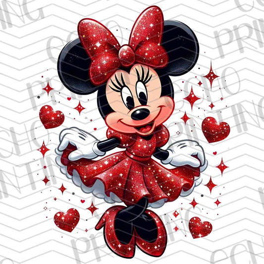 VLTC 30 - MOUSE GIRL IN RED DRESS