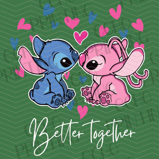 VLTC 322 – ALIEN FRIENDS HEART VALENTINE ART