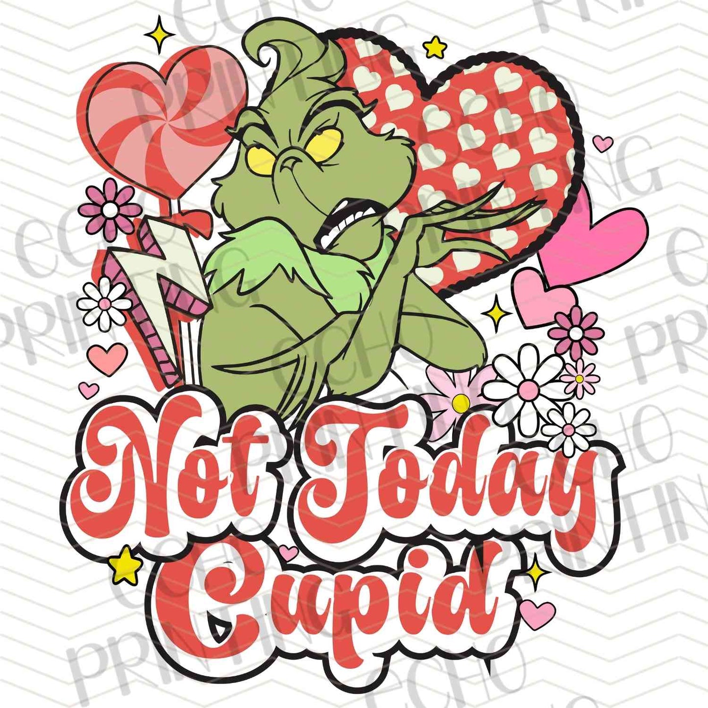 VLTC 333 - NOT TODAY CUPID FROG ART