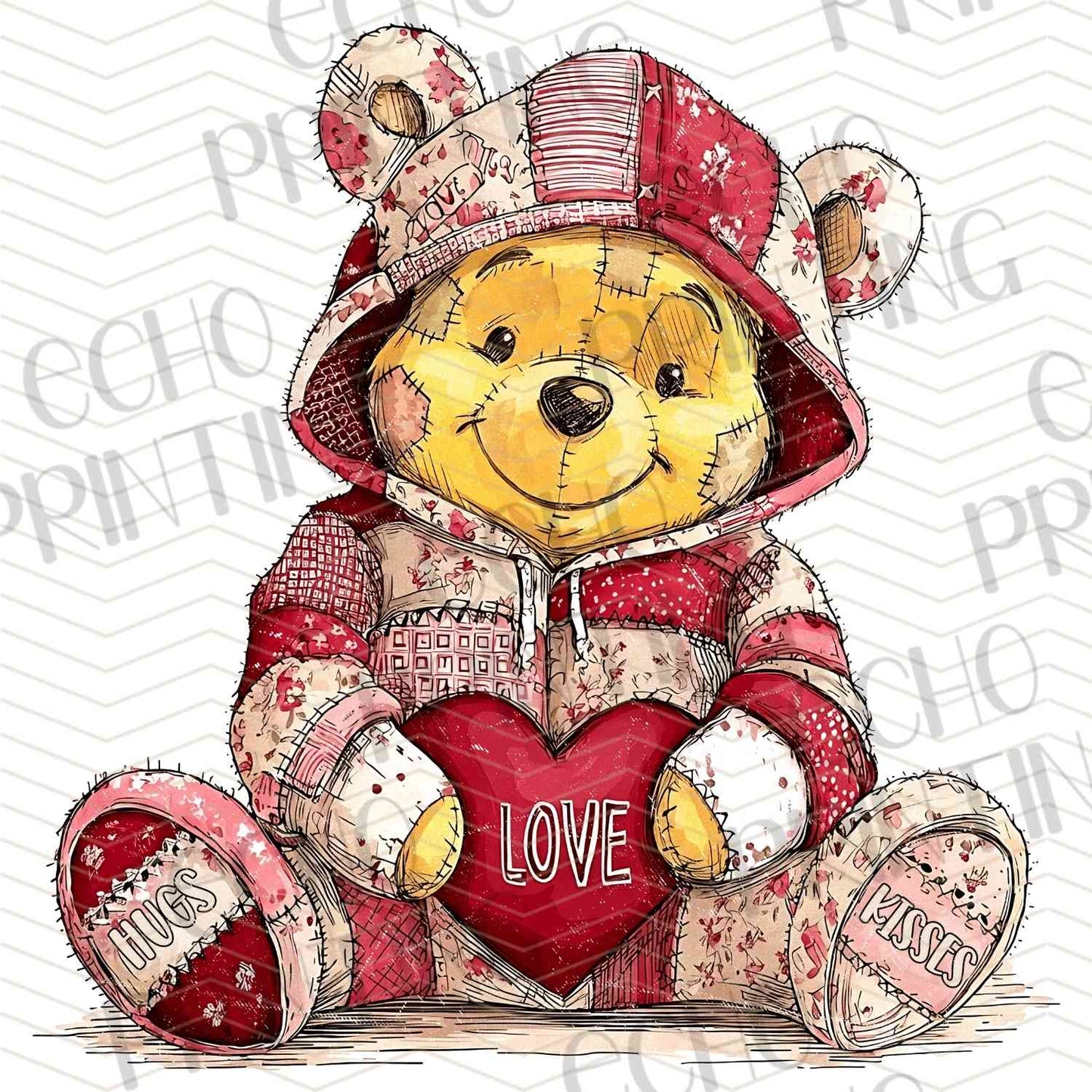 VLTC 337 – TEDDY BEAR VALENTINE LOVE ART