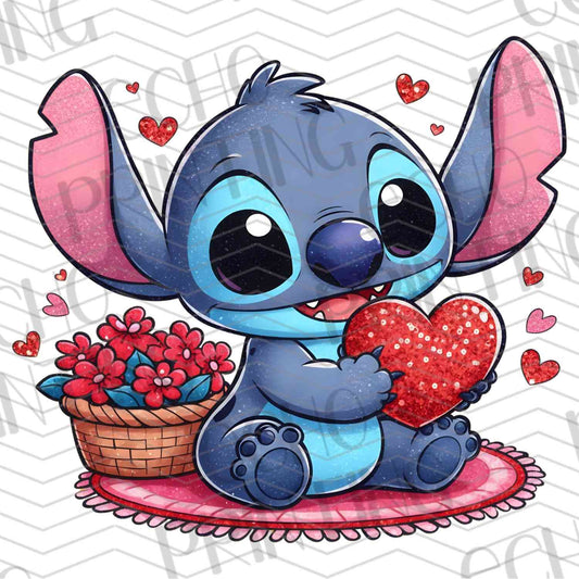 VLTC 44 – BLUE ALIEN HEART BASKET