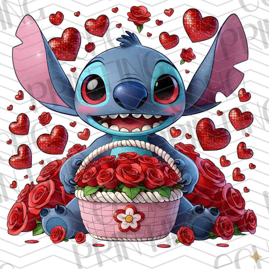 VLTC 45 – BLUE ALIEN IN HEART CLOUDS