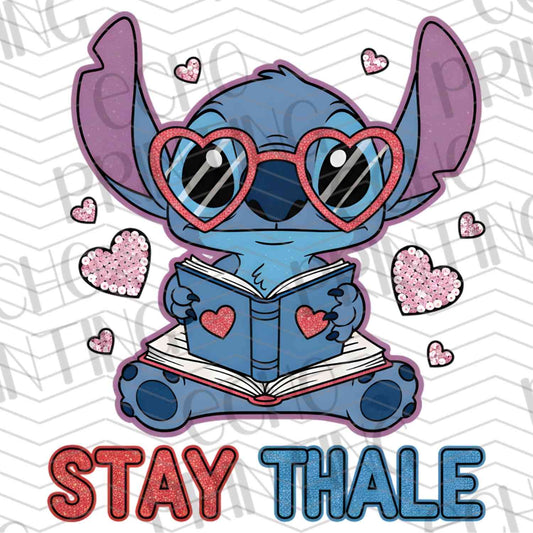 VLTC 46 – BLUE ALIEN WITH GLASSES AND BOOK