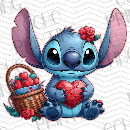 VLTC 50 – BLUE ALIEN HOLDING HEART