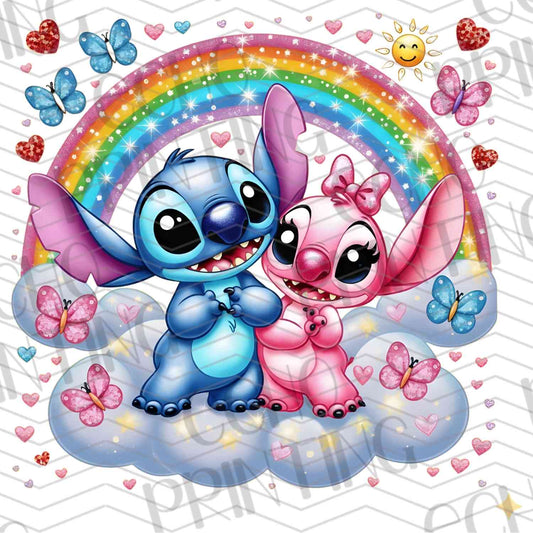 VLTC 57 – BLUE ALIEN COUPLE RAINBOW CLOUD