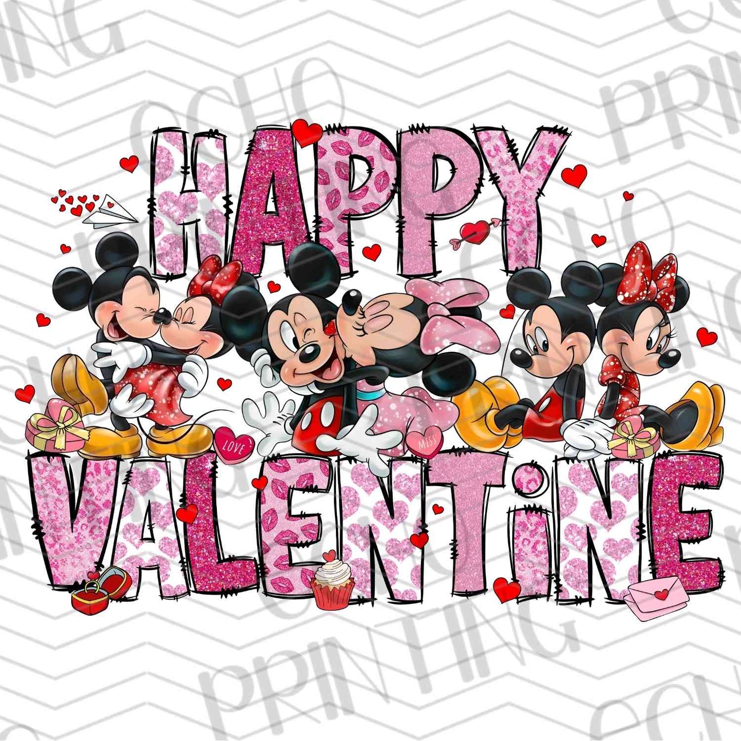 VLTC 95 – CHARACTER BOW PATTERN COLLAGE