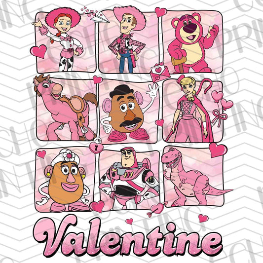 VLTC 96 – HAPPY VALENTINE CHARACTER COLLAGE