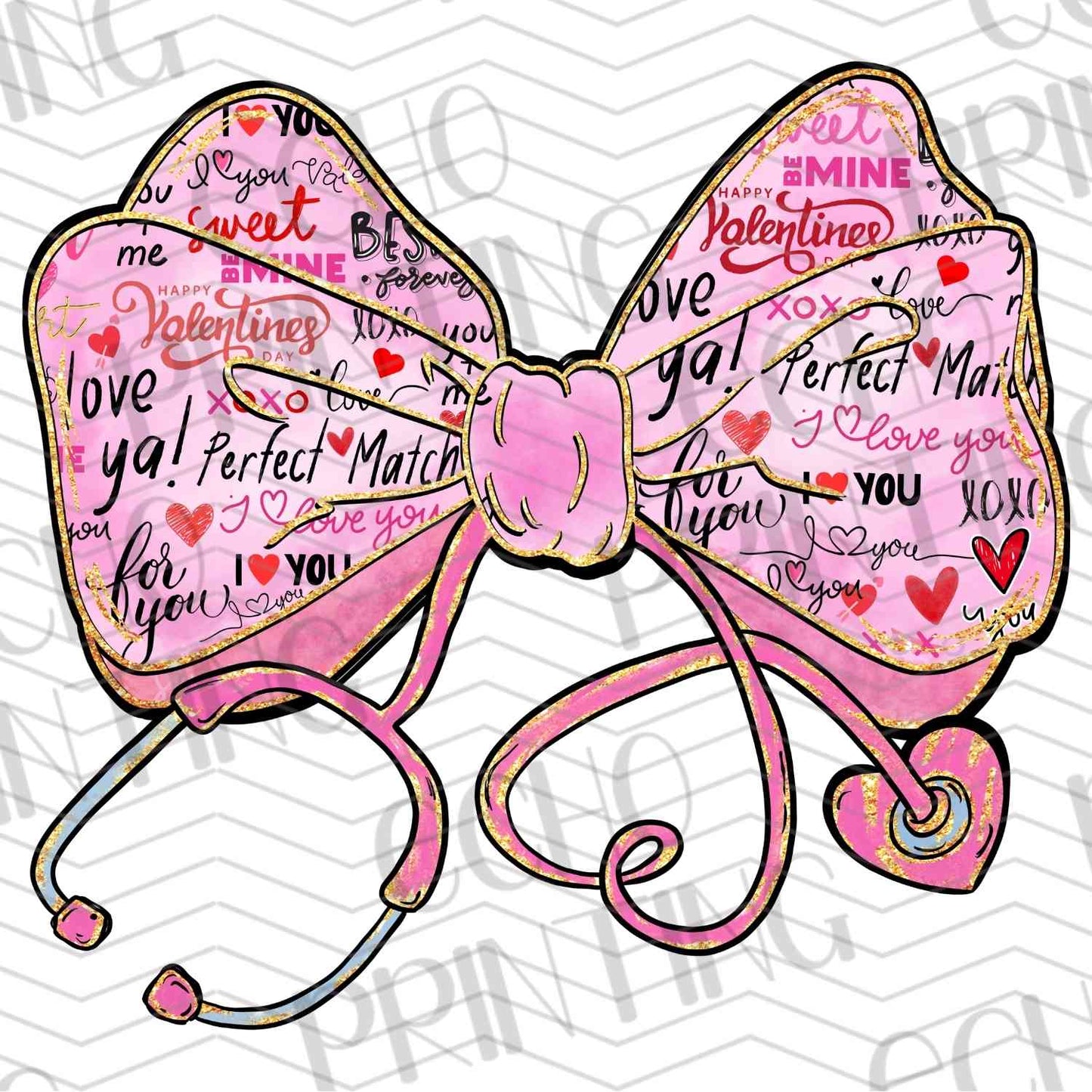 VLTG 102 – PINK LETTER EARRINGS