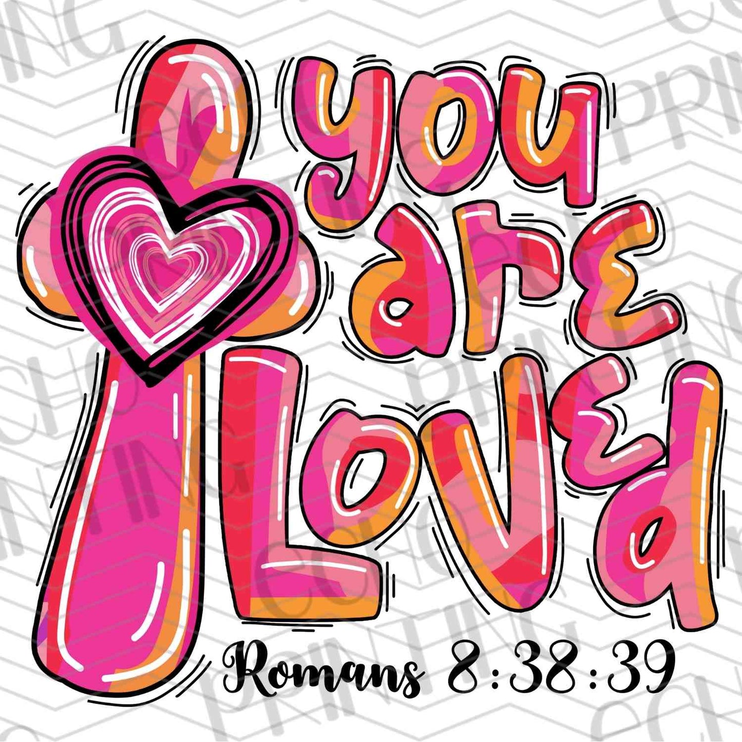 VLTG 104 - YOU ARE LOVED PINK