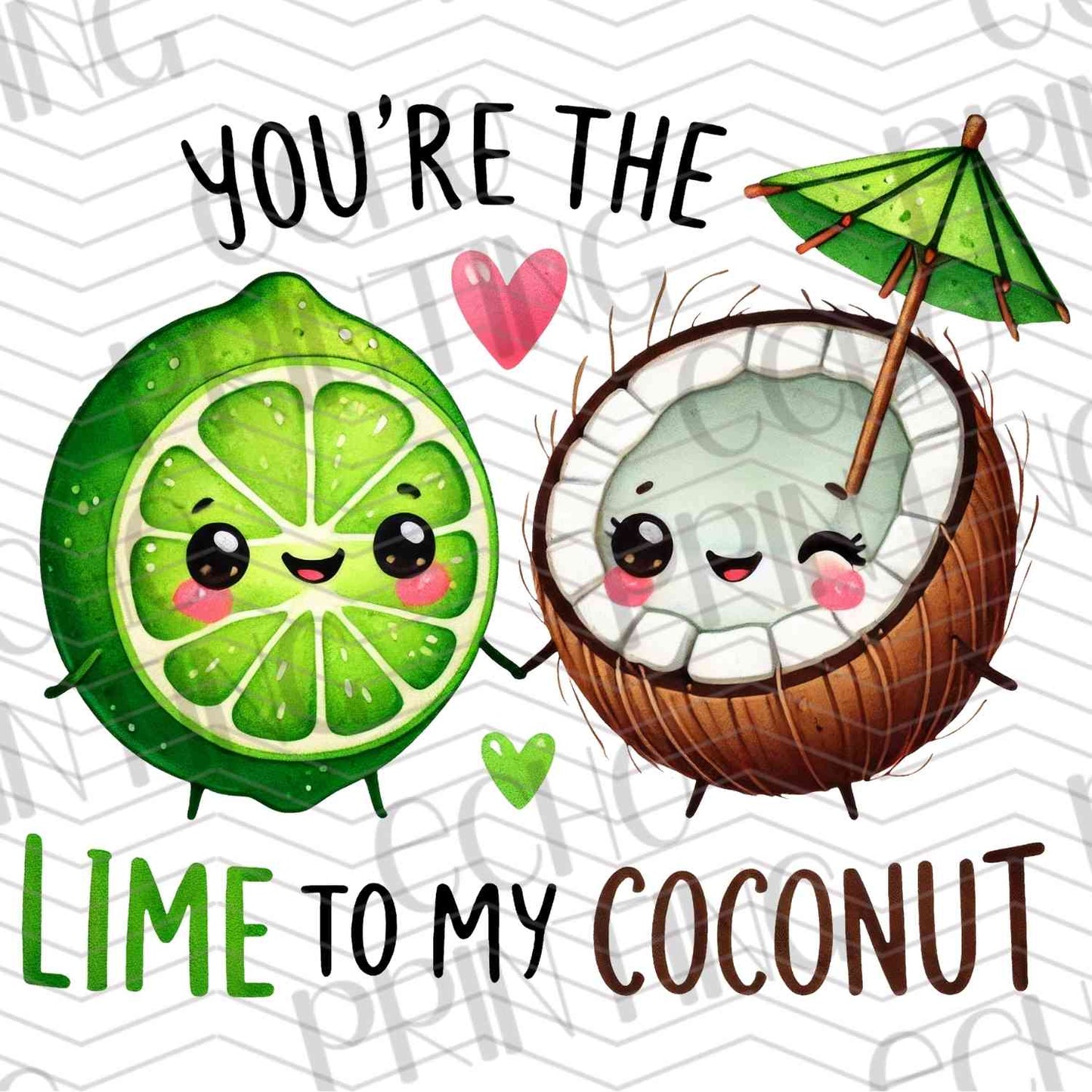 VLTG 121 - LIME & COCONUT FRIENDS