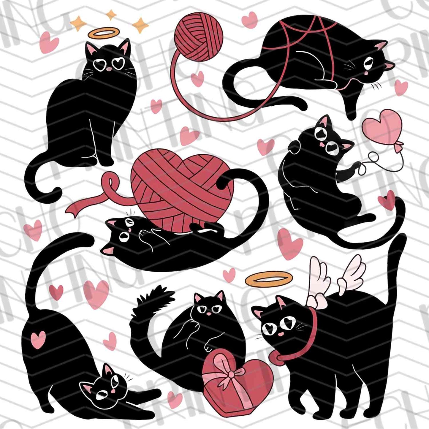 VLTG 127 - BLACK CAT LOVE SET