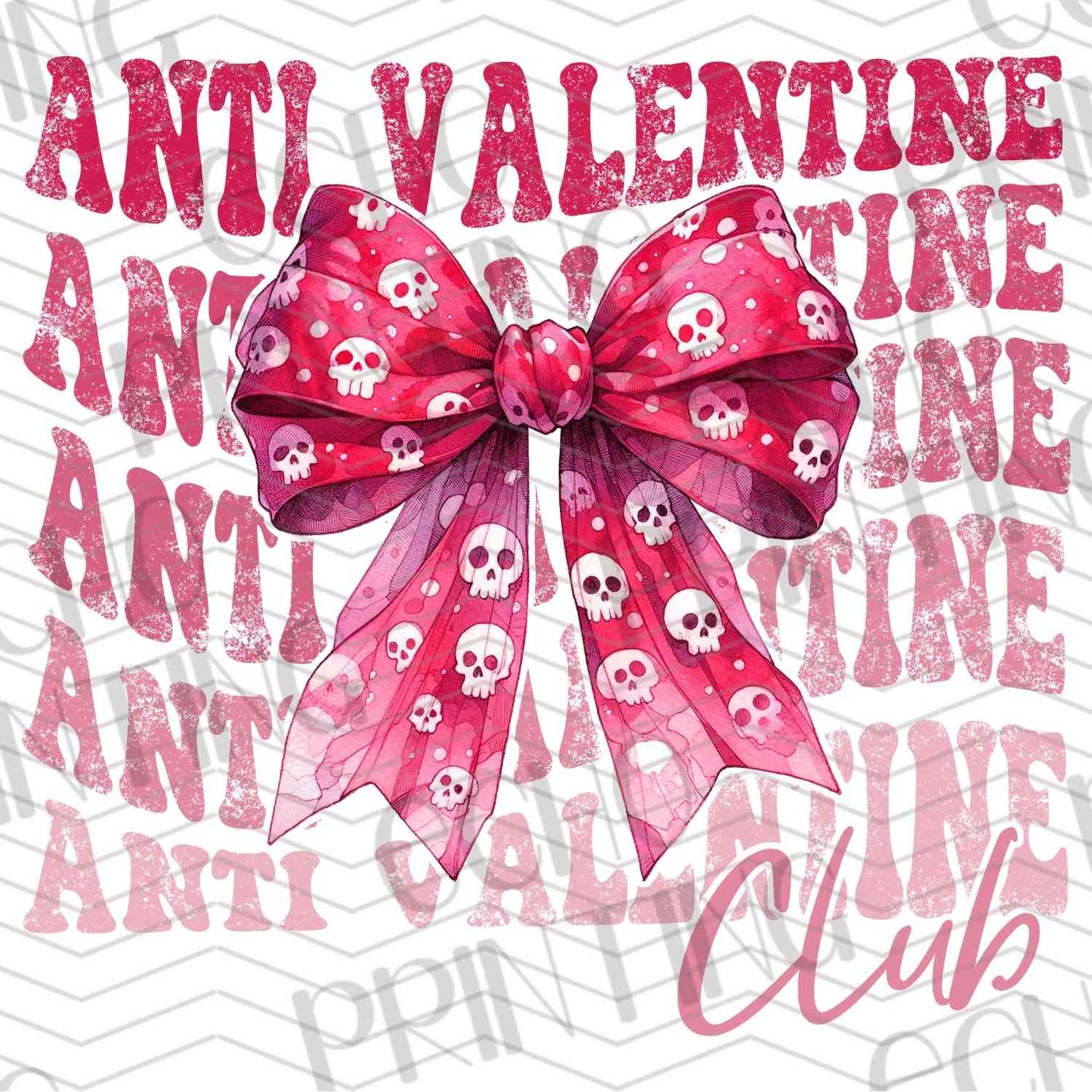 VLTG 12 - ANTI-VALENTINE RED BOW