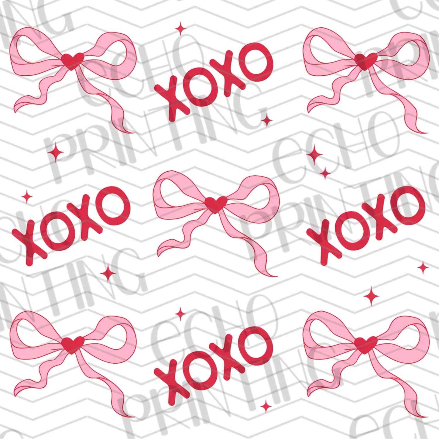 VLTG 133 - XOXO BOW PATTERN