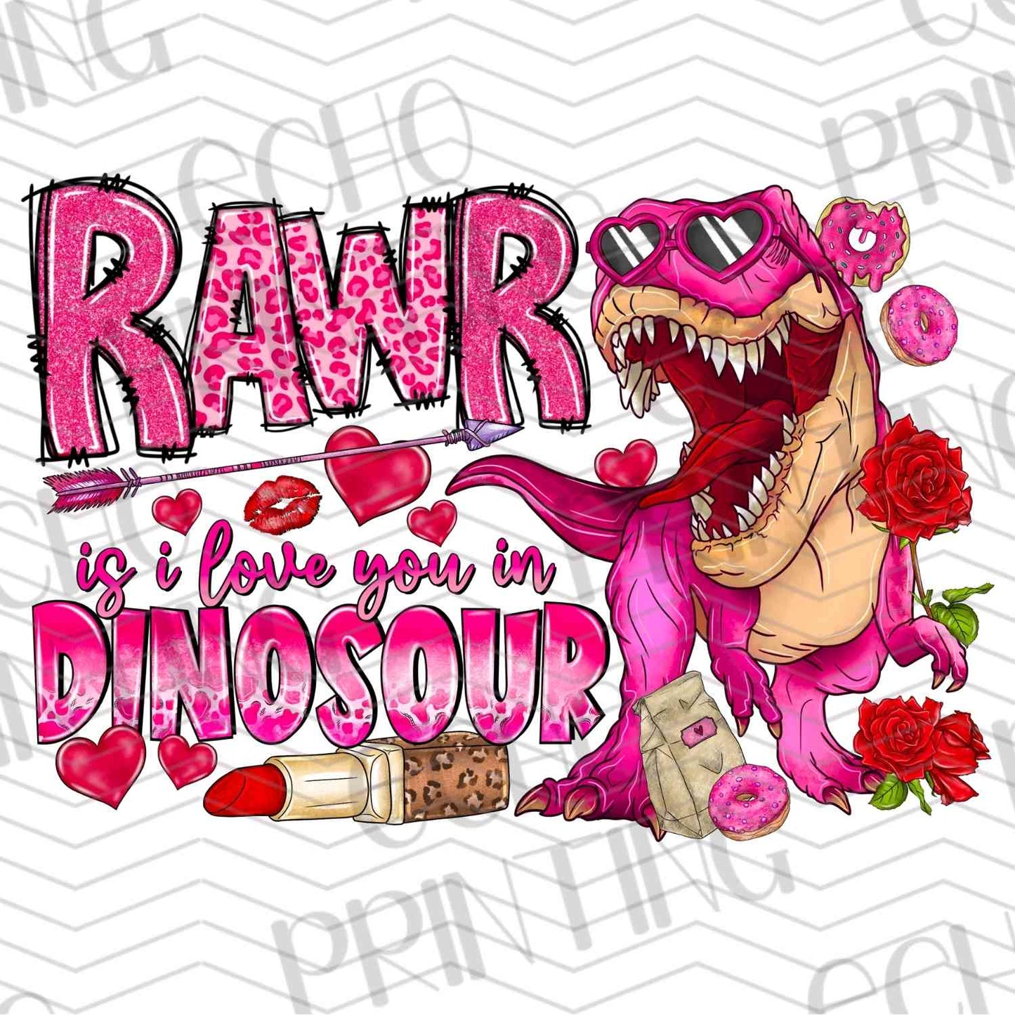 VLTG 141 - RAWR VALENTINE CUTE DINO