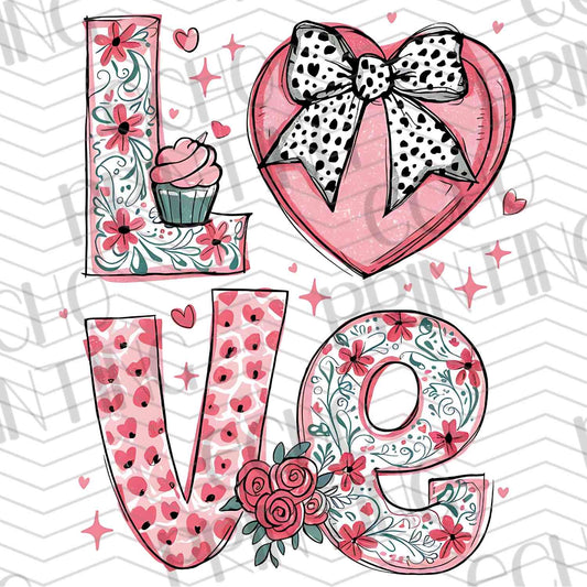 VLTG 156 - LOVE BLOCK LETTERS