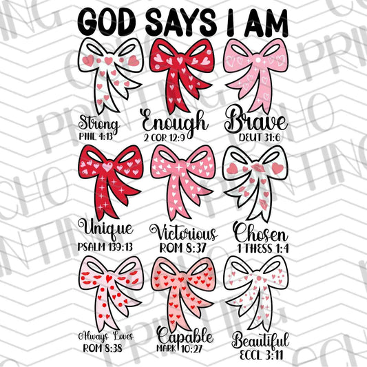VLTG 180 - GOD SAYS I AM LIST