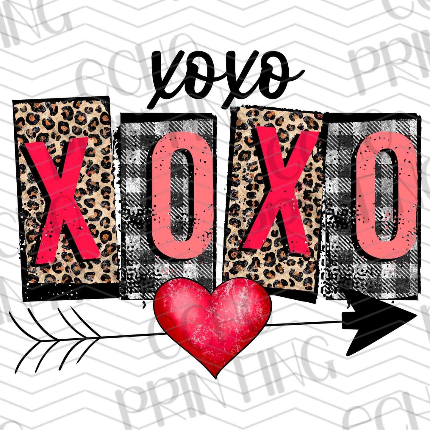 VLTG 194 - XOXO RED CHECK