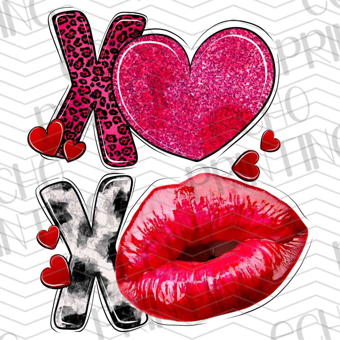 VLTG 213 - XOXO LIPS & HEARTS