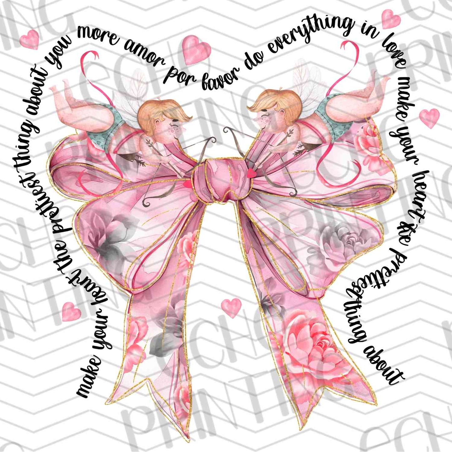 VLTG 225 - FLORAL ANGEL BOW