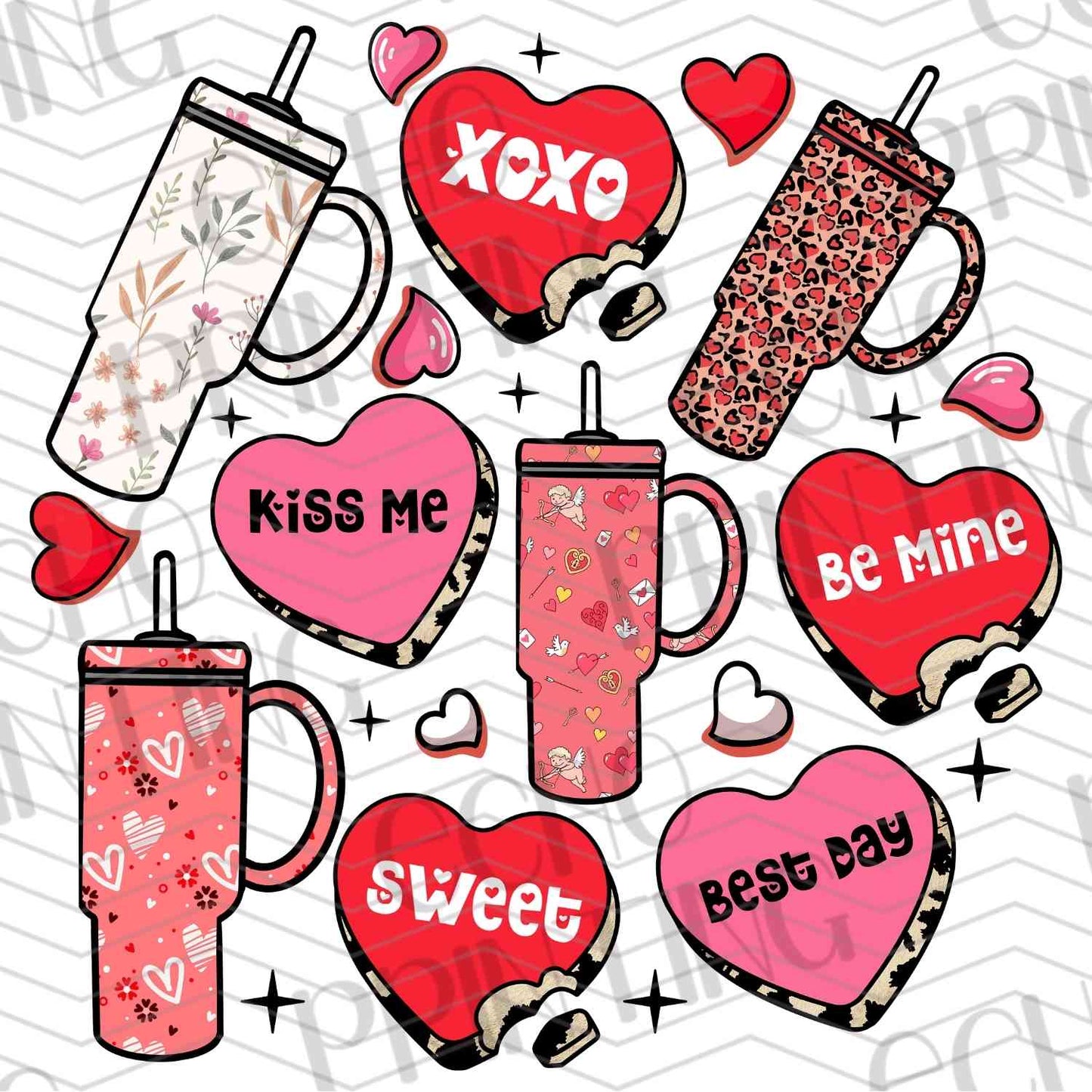 VLTG 227 - XOXO DRINK CUPS