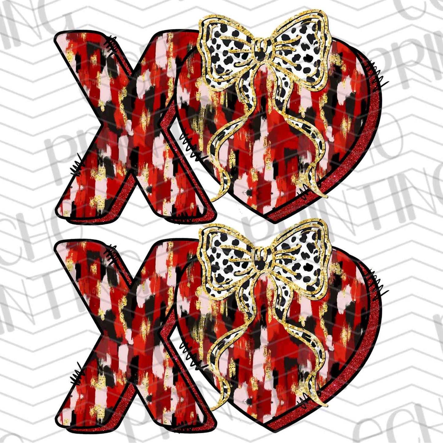 VLTG 228 - LEOPARD XOXO HEARTS