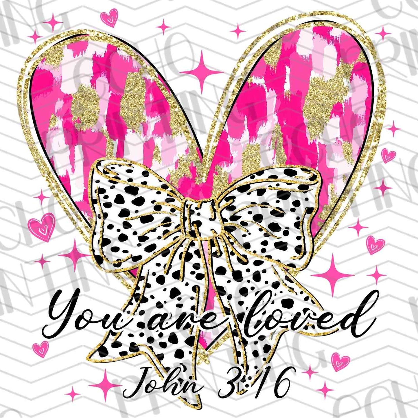 VLTG 230 - LEOPARD HEART BOW