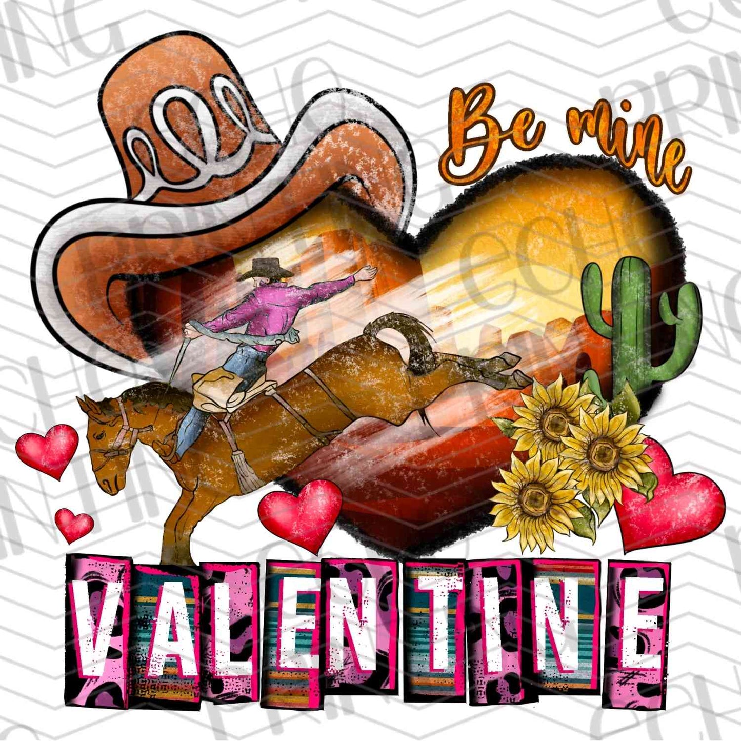 VLTG 293 - BE MINE WESTERN VALENTINE