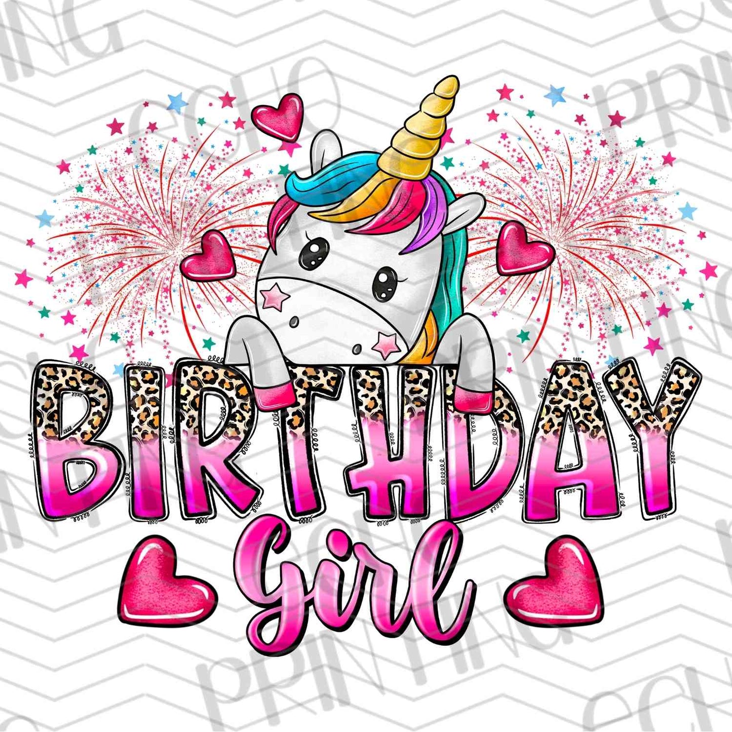VLTG 304 - BIRTHDAY GIRL UNICORN