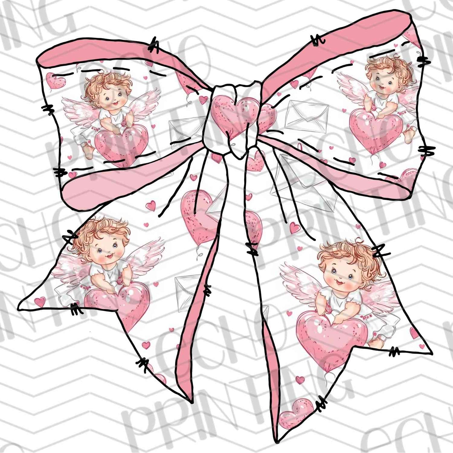 VLTG 305 - PINK RIBBON BOW