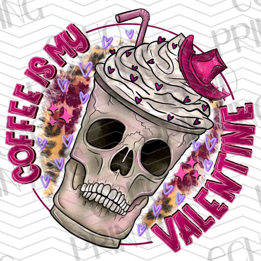 VLTG 318 - COFFEE AND SKULL VALENTINE