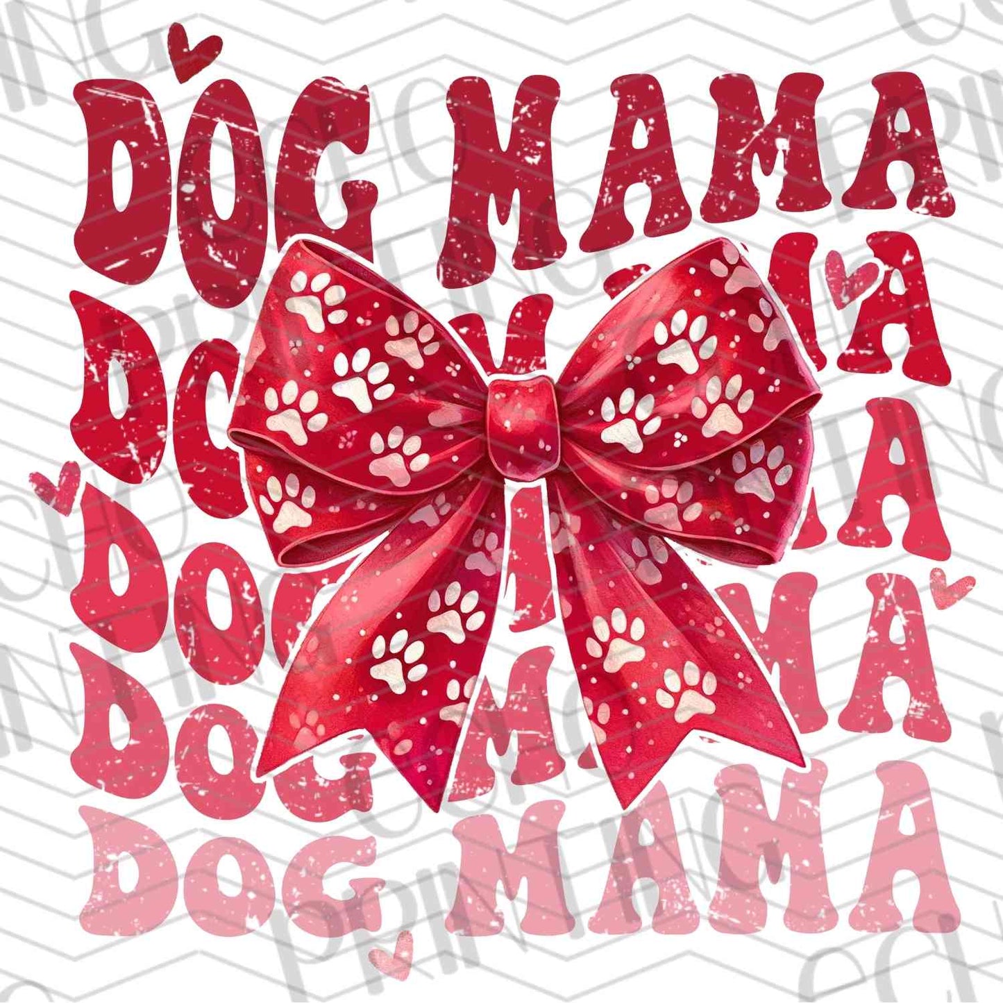 VLTG 31 - DOG MOM VALENTINE BOW