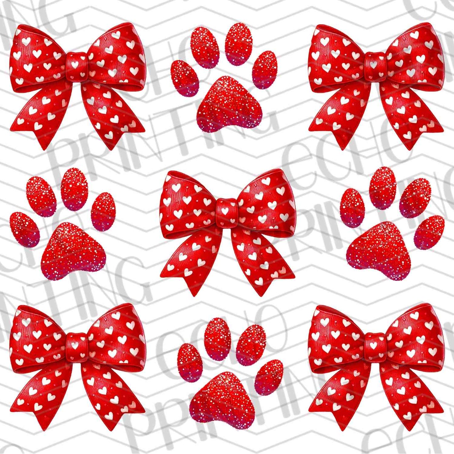 VLTG 32 - RED PAW PRINTS VALENTINE