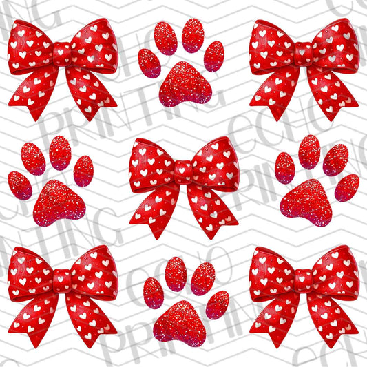 VLTG 32 - RED PAW PRINTS VALENTINE