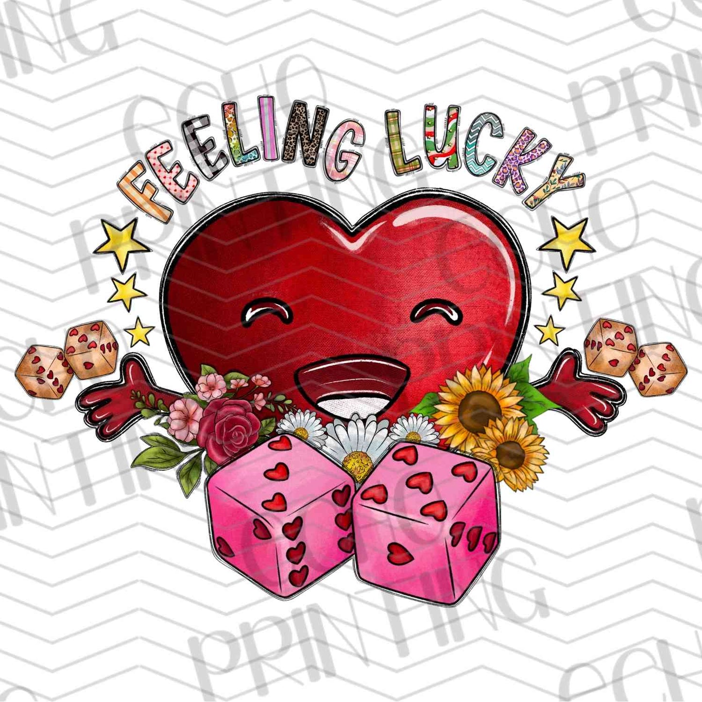 VLTG 349 - FEELING LUCKY HEART DICE