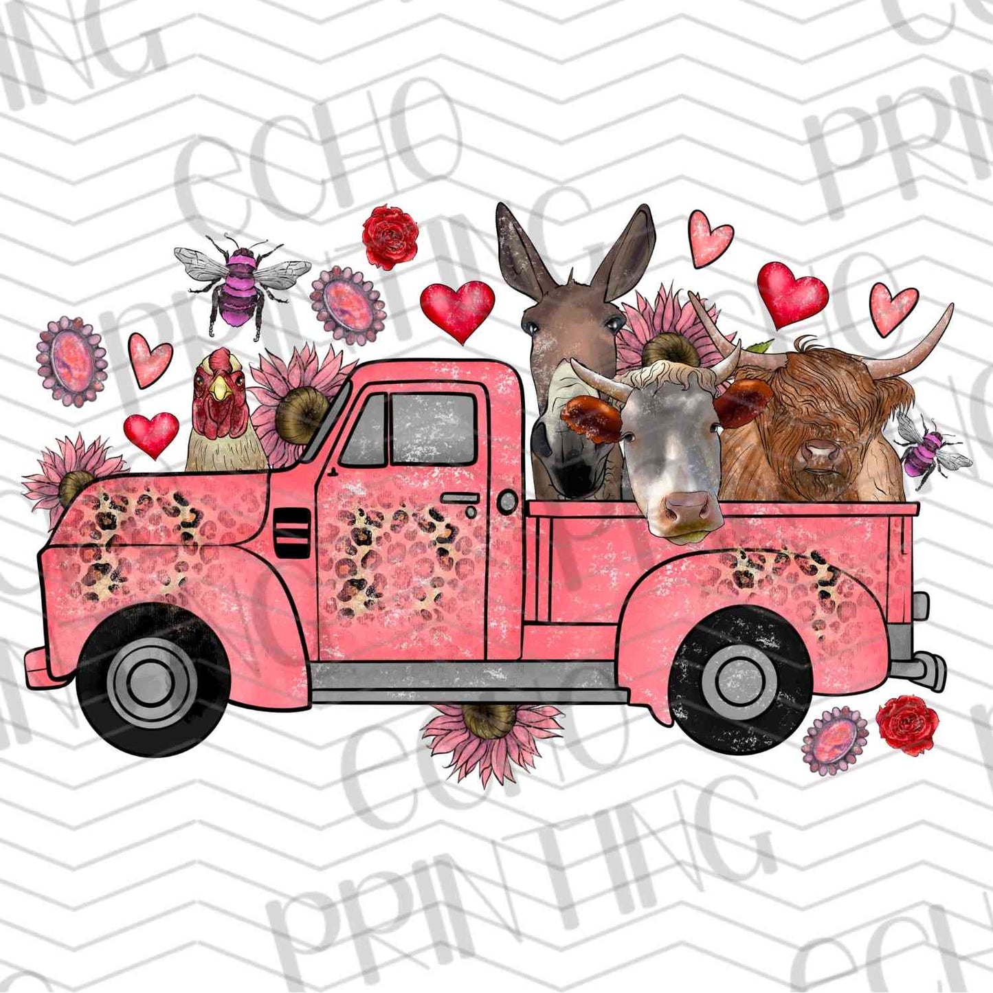 VLTG 356 - PINK VALENTINE TRUCK