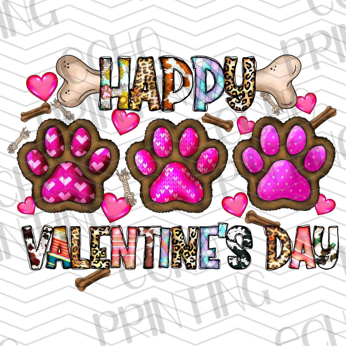 VLTG 368 - HAPPY VALENTINES PAWS